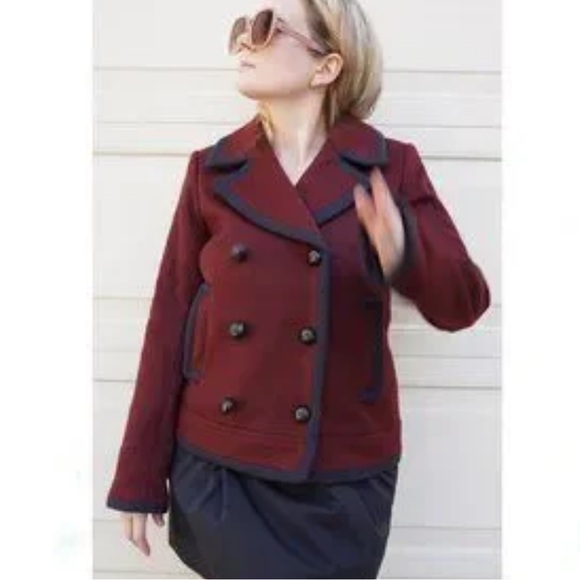 J.Crew nello gori peacoat 10 - Picture 1 of 4